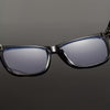 Men's square flat top glasses