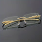 Frameless Square Flat Top  Glasses
