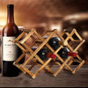 Single Piece Stylish Wooden Wine Holder