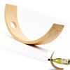 Semi-Circular Bamboo Wine Bottle Holder