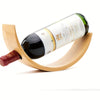 Semi-Circular Bamboo Wine Bottle Holder