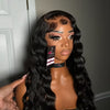 28-Inch Black Deep Wave hair wig