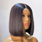 Women's Glueless Lace Front Human Hair Wig - 4x4 Straight Bob Style