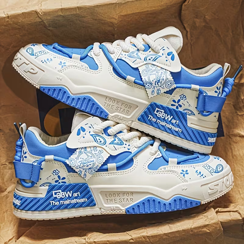 MAINALUN Men'S Low-Top Sneakers