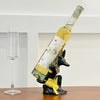 Upgraded Weighted 1pc Creative Wine Rack (bottle holder)