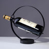 Round black classic wine rack (Bottle holder)