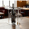 Transparent Acrylic Wine Rack (bottle holder)